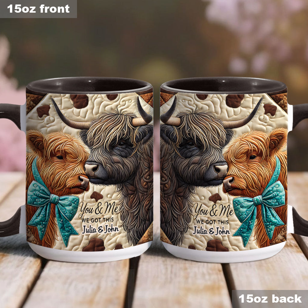 You & Me We Got This - Personalized Accent Mug