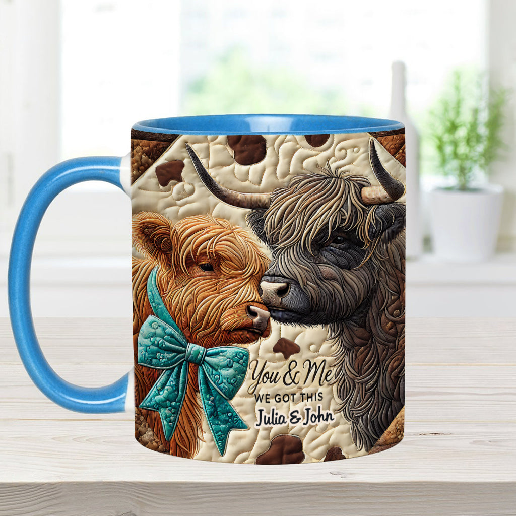 You & Me We Got This - Personalized Accent Mug