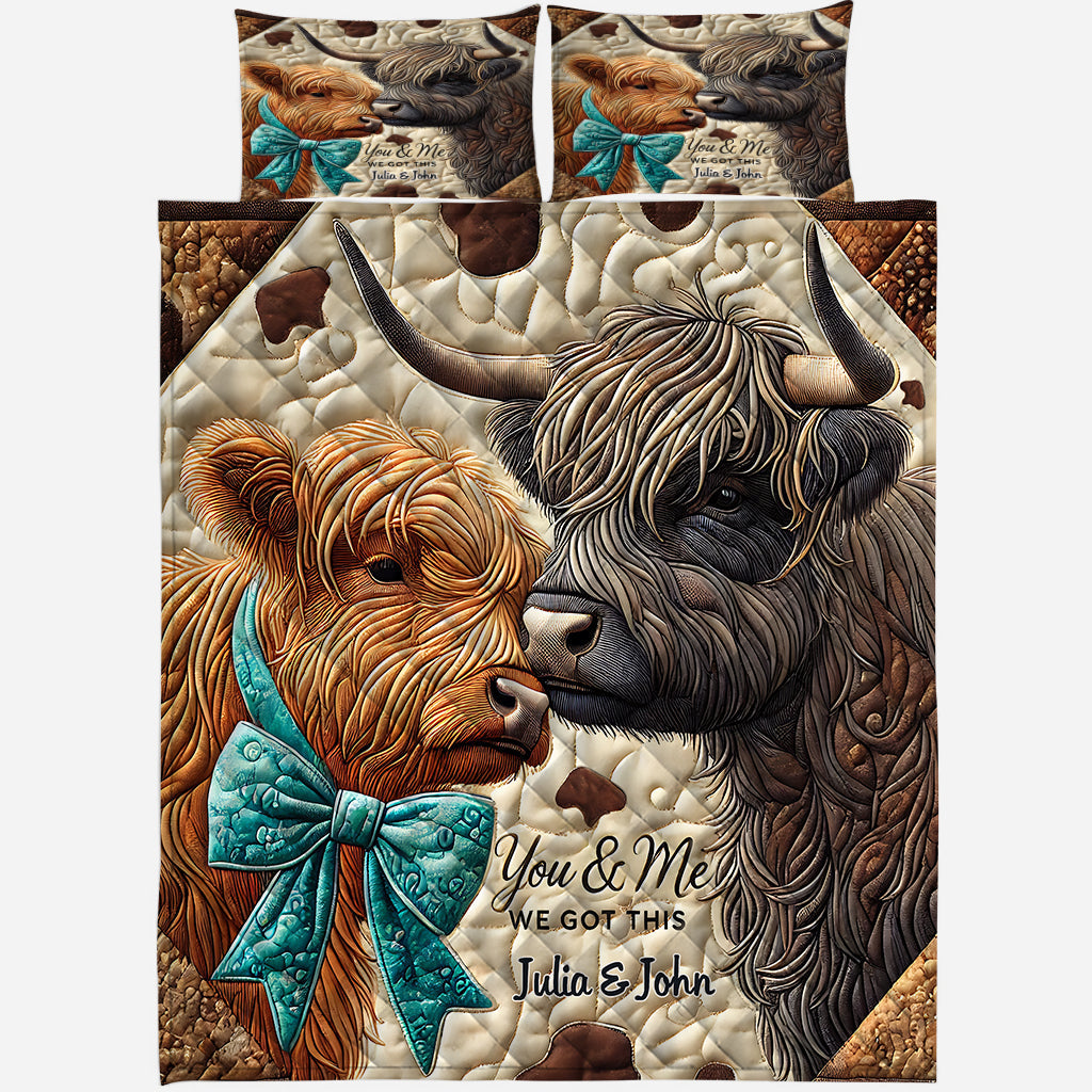 You & Me We Got This - Personalized Quilt Set