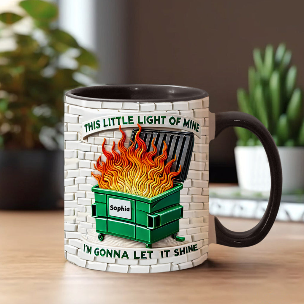 This Little Light Of Mine - Personalized Colleague Accent Mug