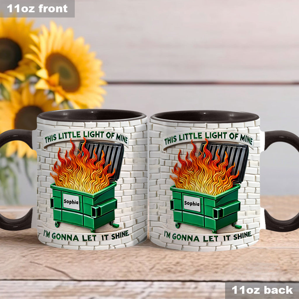 This Little Light Of Mine - Personalized Colleague Accent Mug