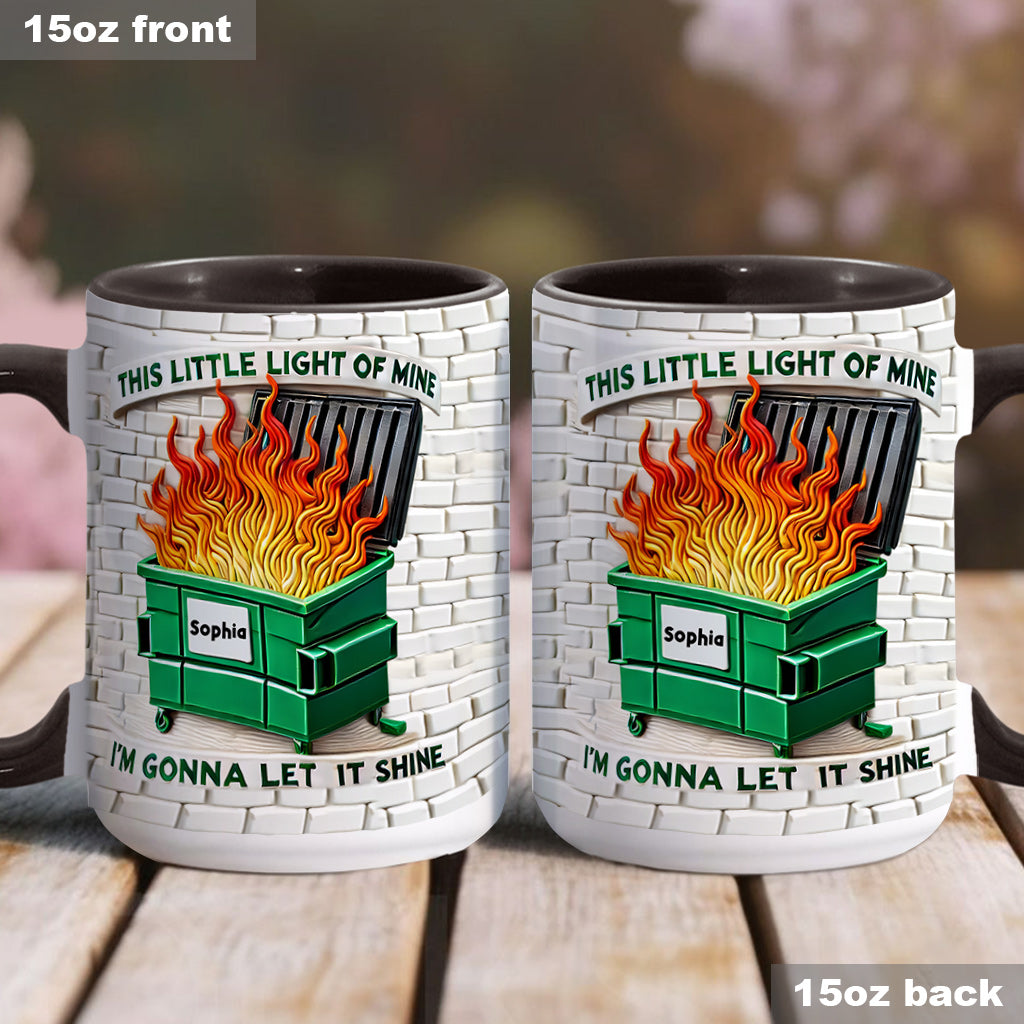 This Little Light Of Mine - Personalized Colleague Accent Mug