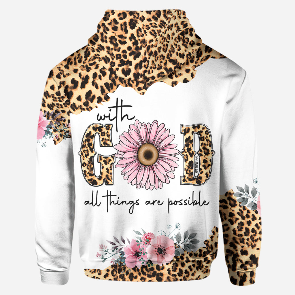 Possible With God - Personalized Christian Hoodie and Leggings