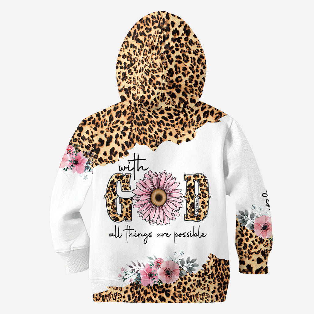 Possible With God - Personalized Christian Hoodie and Leggings