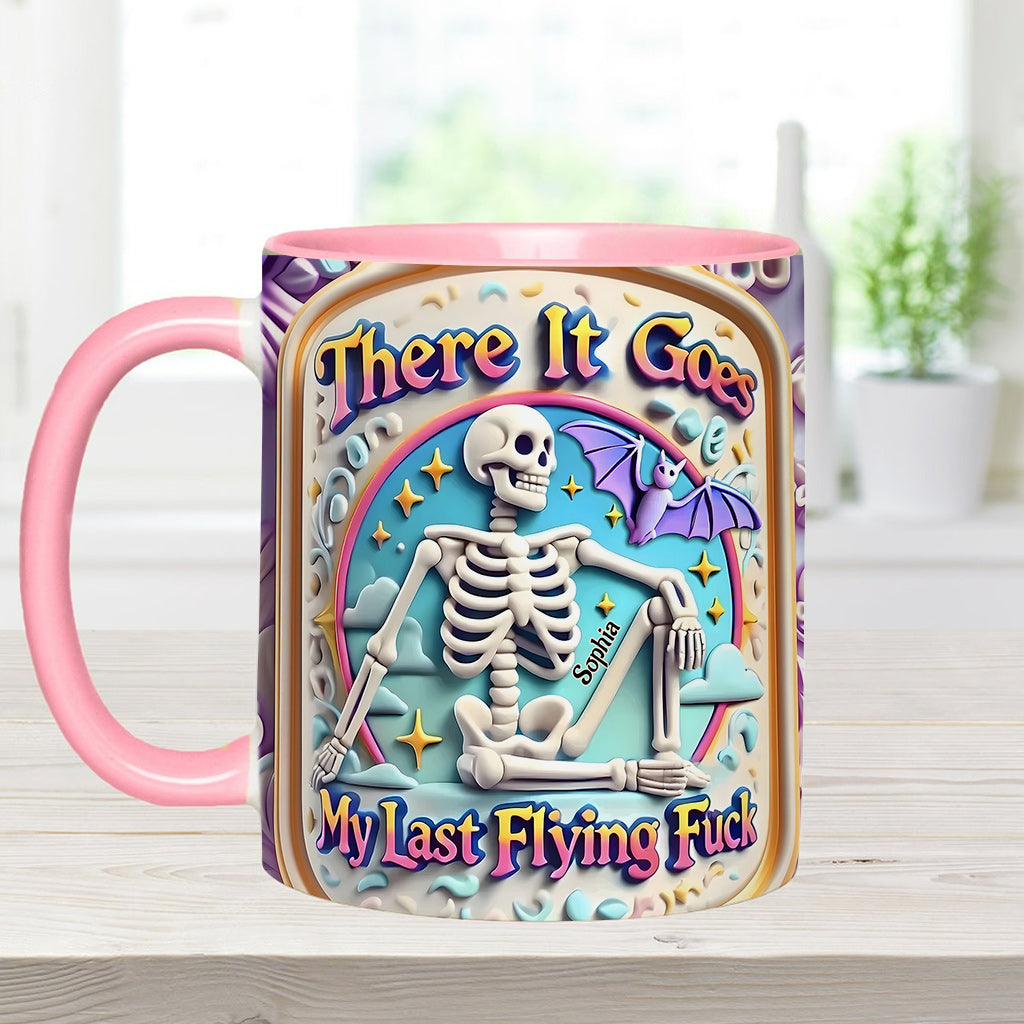 My Last Flying Fuck - Personalized Colleague Accent Mug