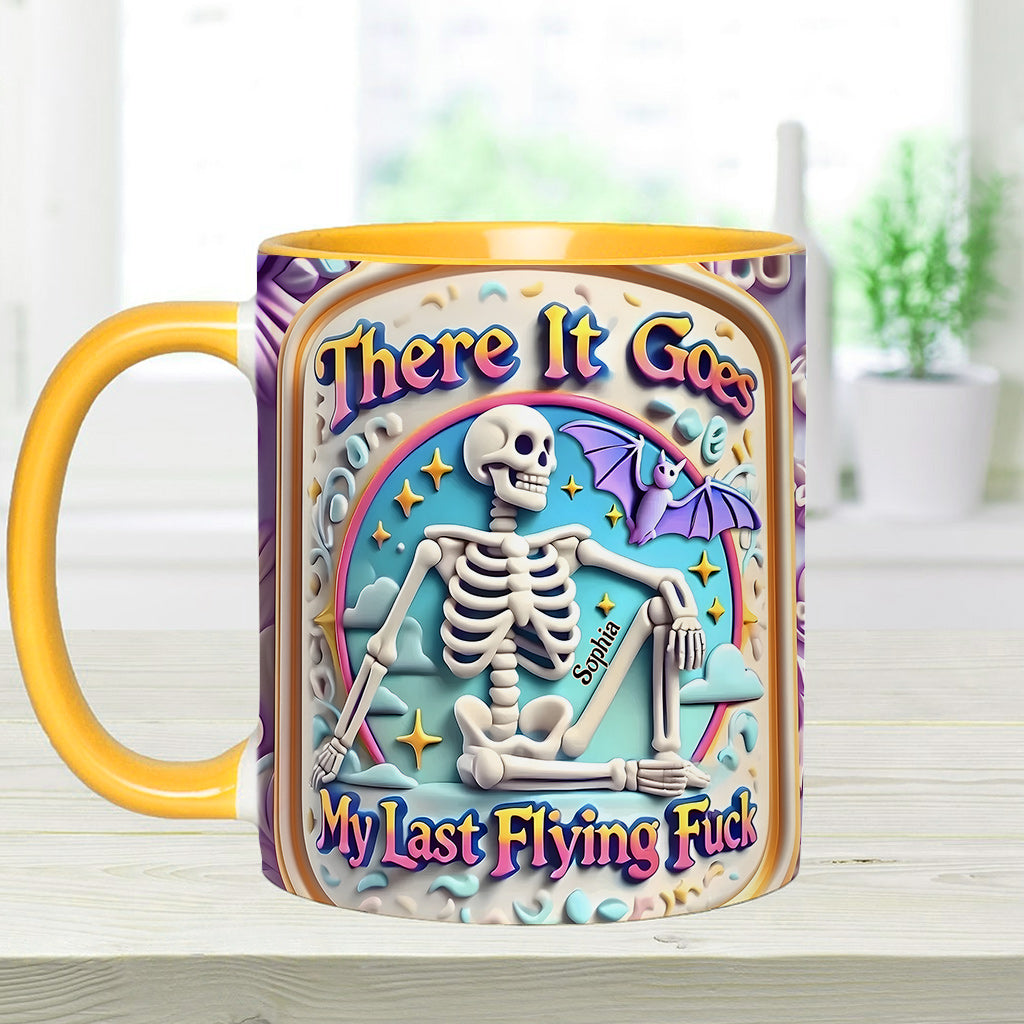 My Last Flying Fuck - Personalized Colleague Accent Mug