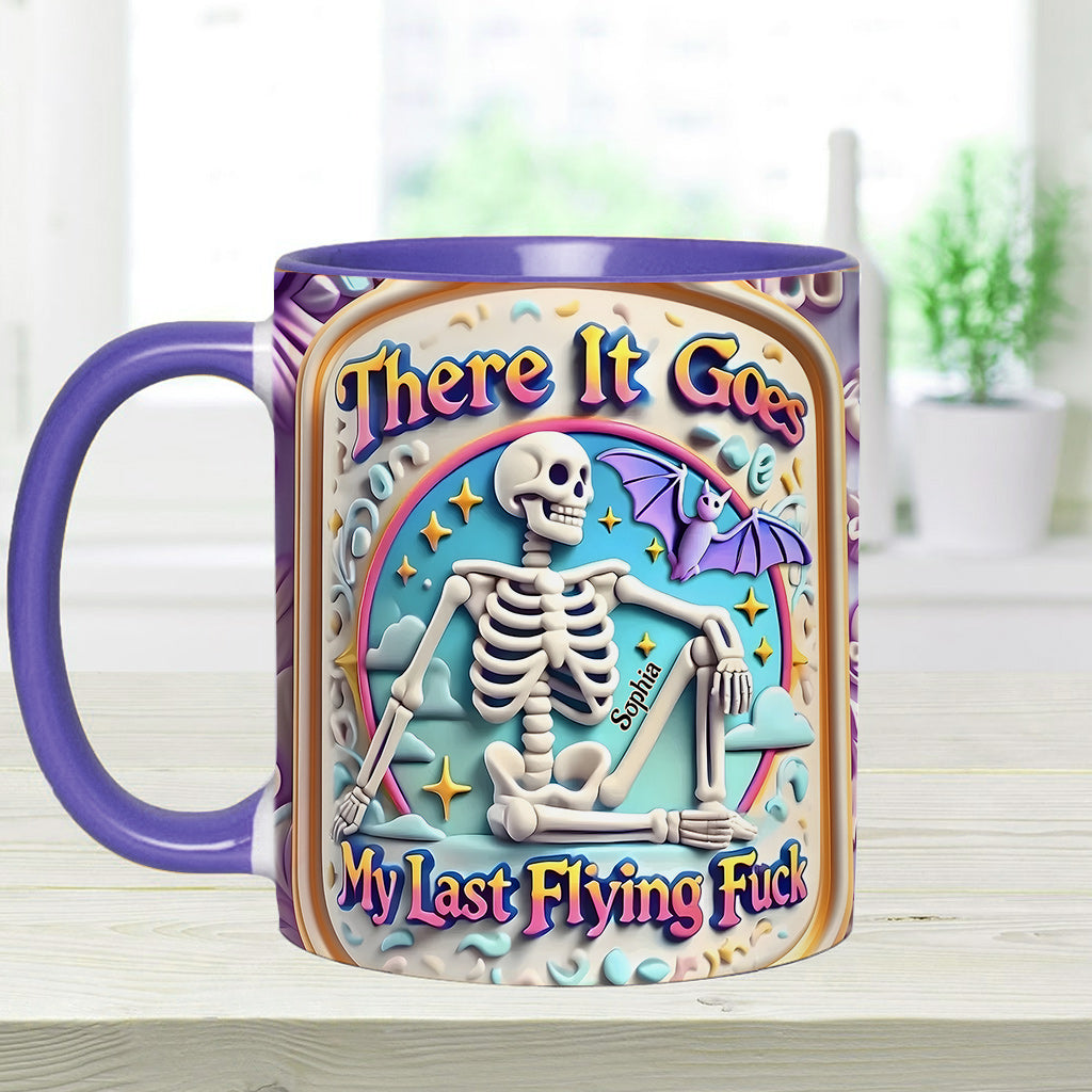 My Last Flying Fuck - Personalized Colleague Accent Mug