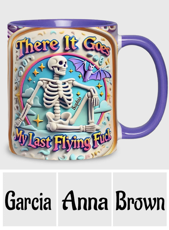 My Last Flying Fuck - Personalized Colleague Accent Mug