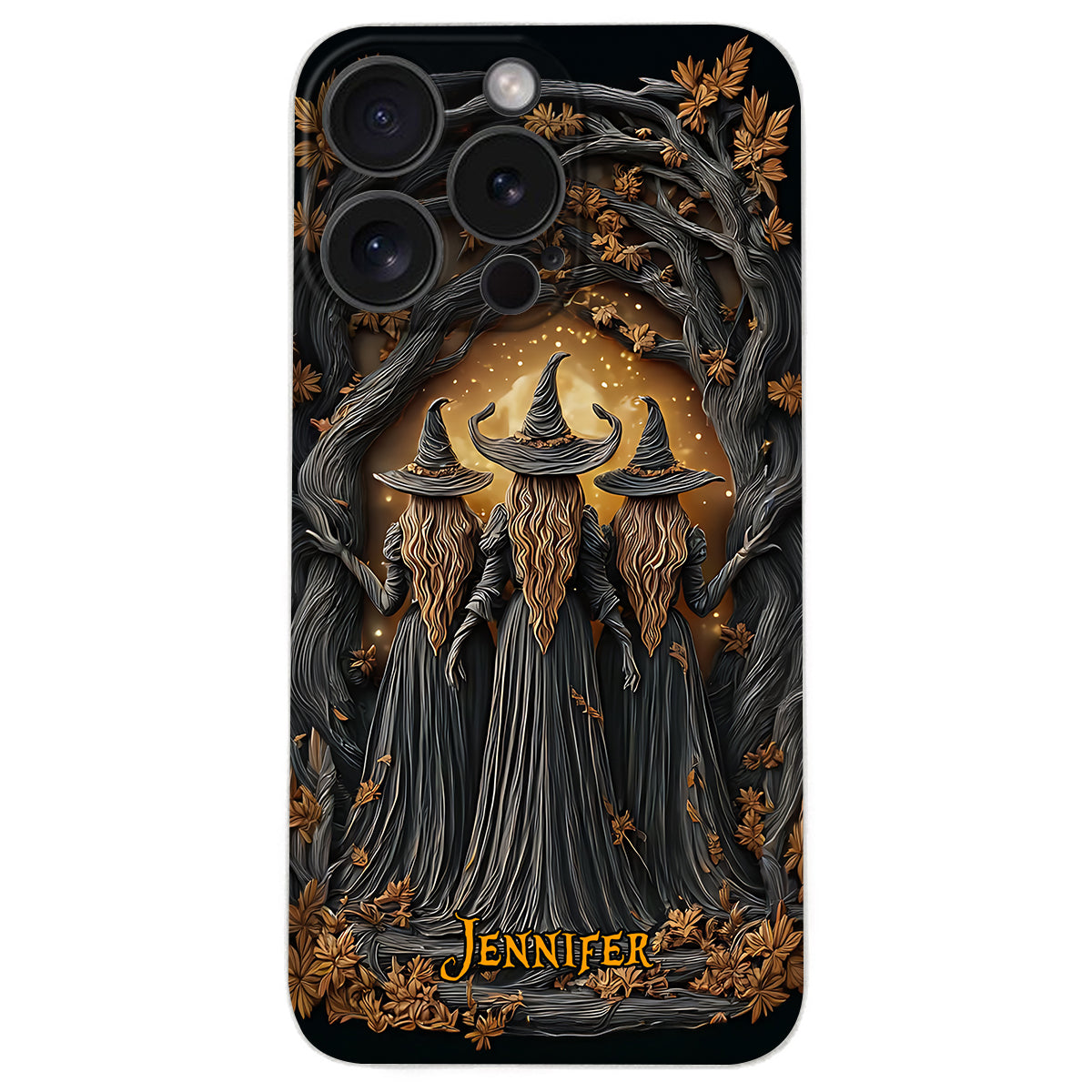 Best Witches - Personalized Witch Leather Phone Case
