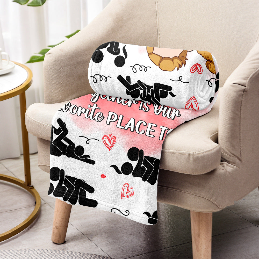 I Love You - Personalized Couple Blanket