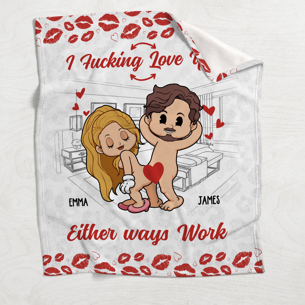 Together Is Our Favorite To Be - Personalized Couple Blanket
