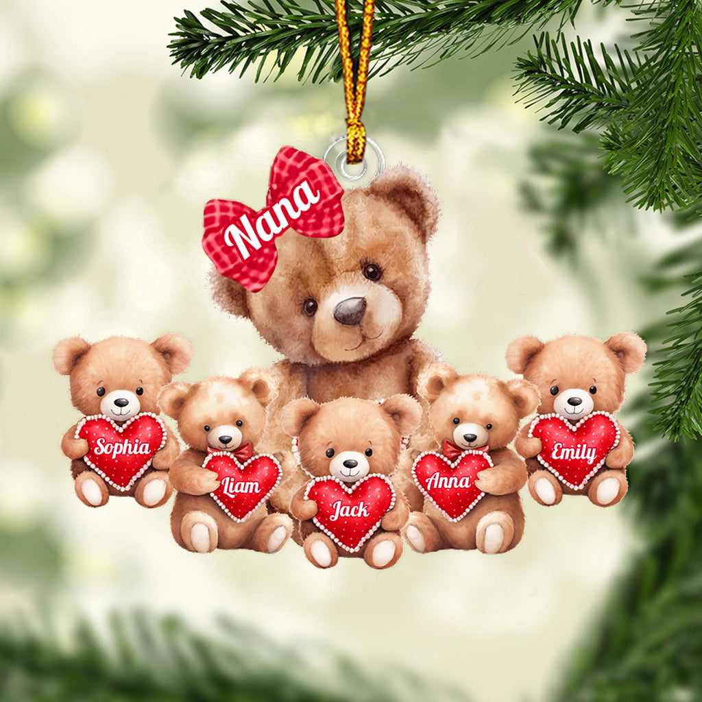 Cadeau idéal pour grand-mère et grand-mère - Ornement personnalisé en forme de grand-mère