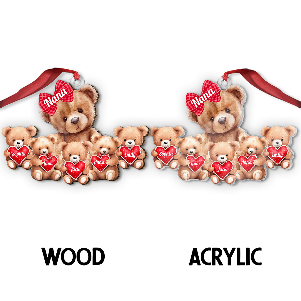Cadeau idéal pour grand-mère et grand-mère - Ornement personnalisé en forme de grand-mère