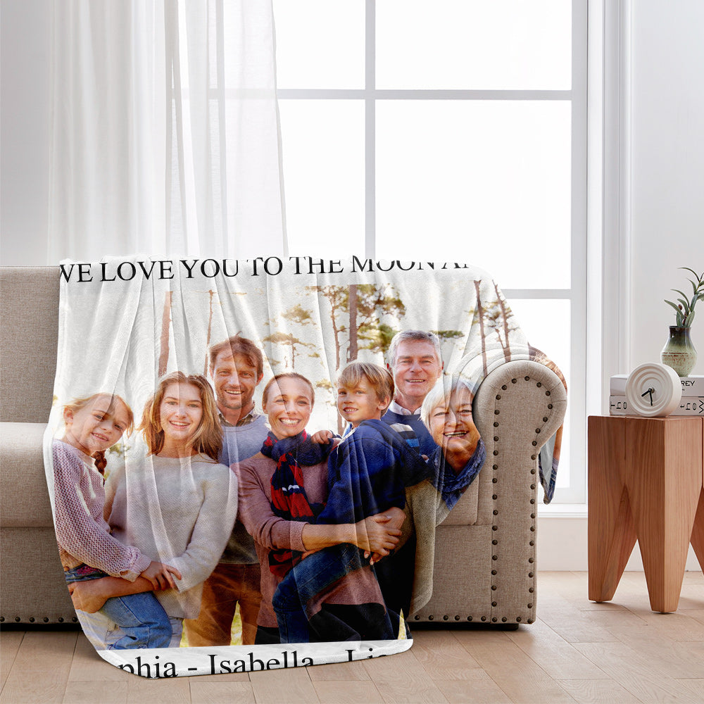 The Grandma Times Best Grandma Ever - Personalized Grandma Blanket
