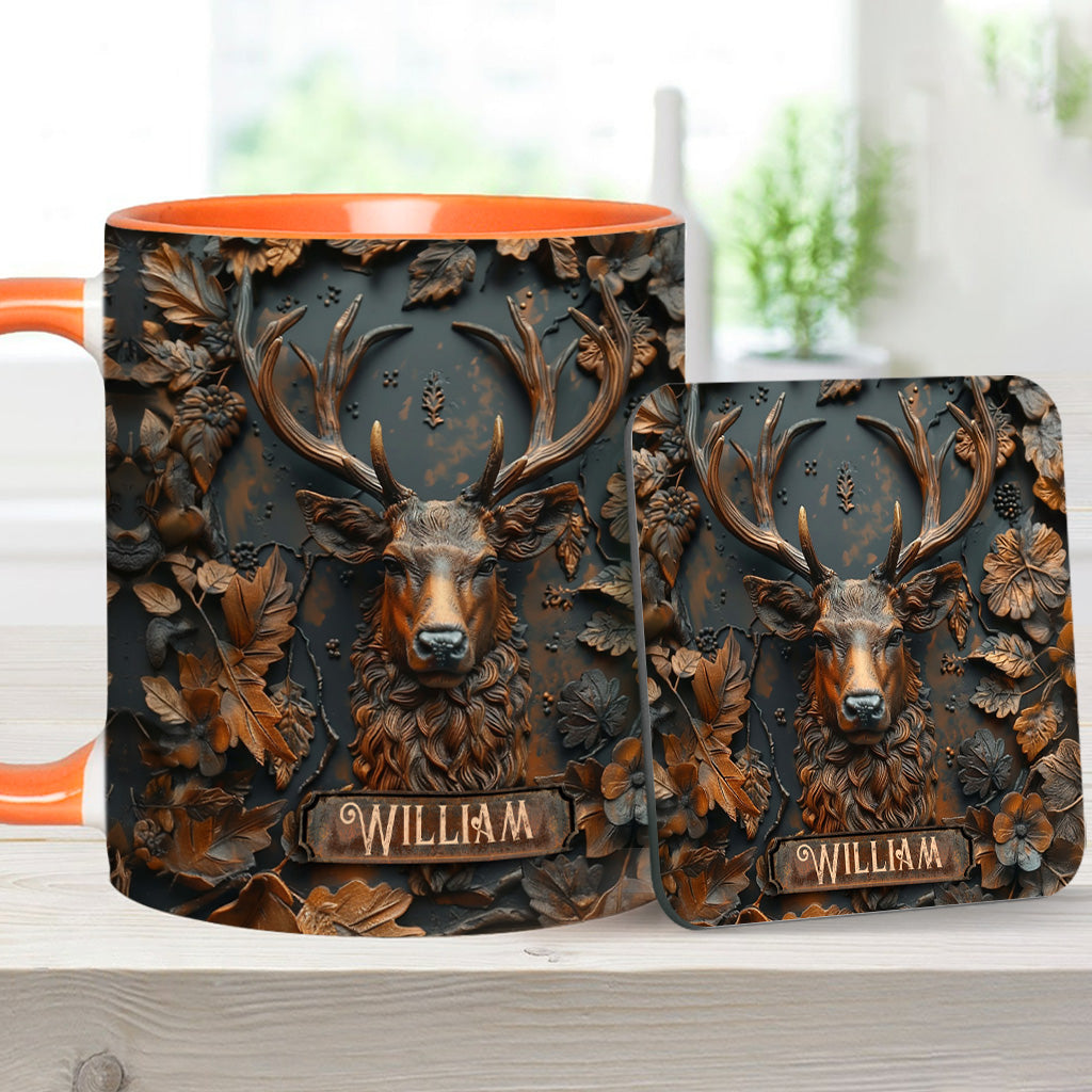 Stunning Deer - Personalized Hunting Accent Mug