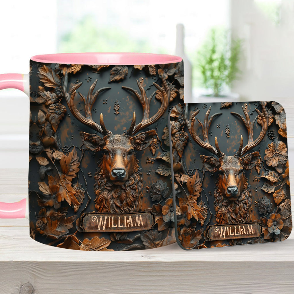 Stunning Deer - Personalized Hunting Accent Mug