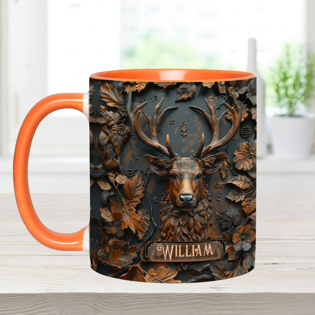 Stunning Deer - Personalized Hunting Accent Mug