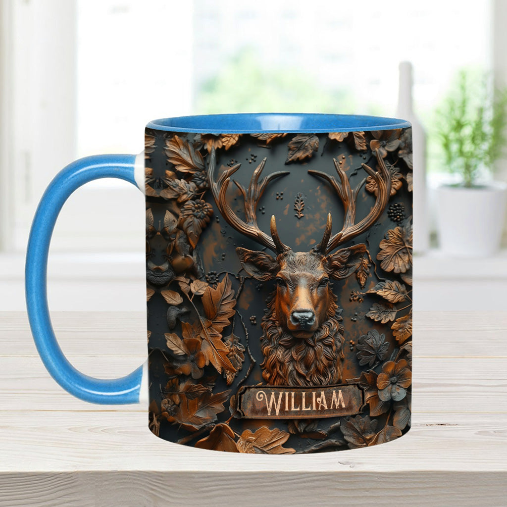 Stunning Deer - Personalized Hunting Accent Mug