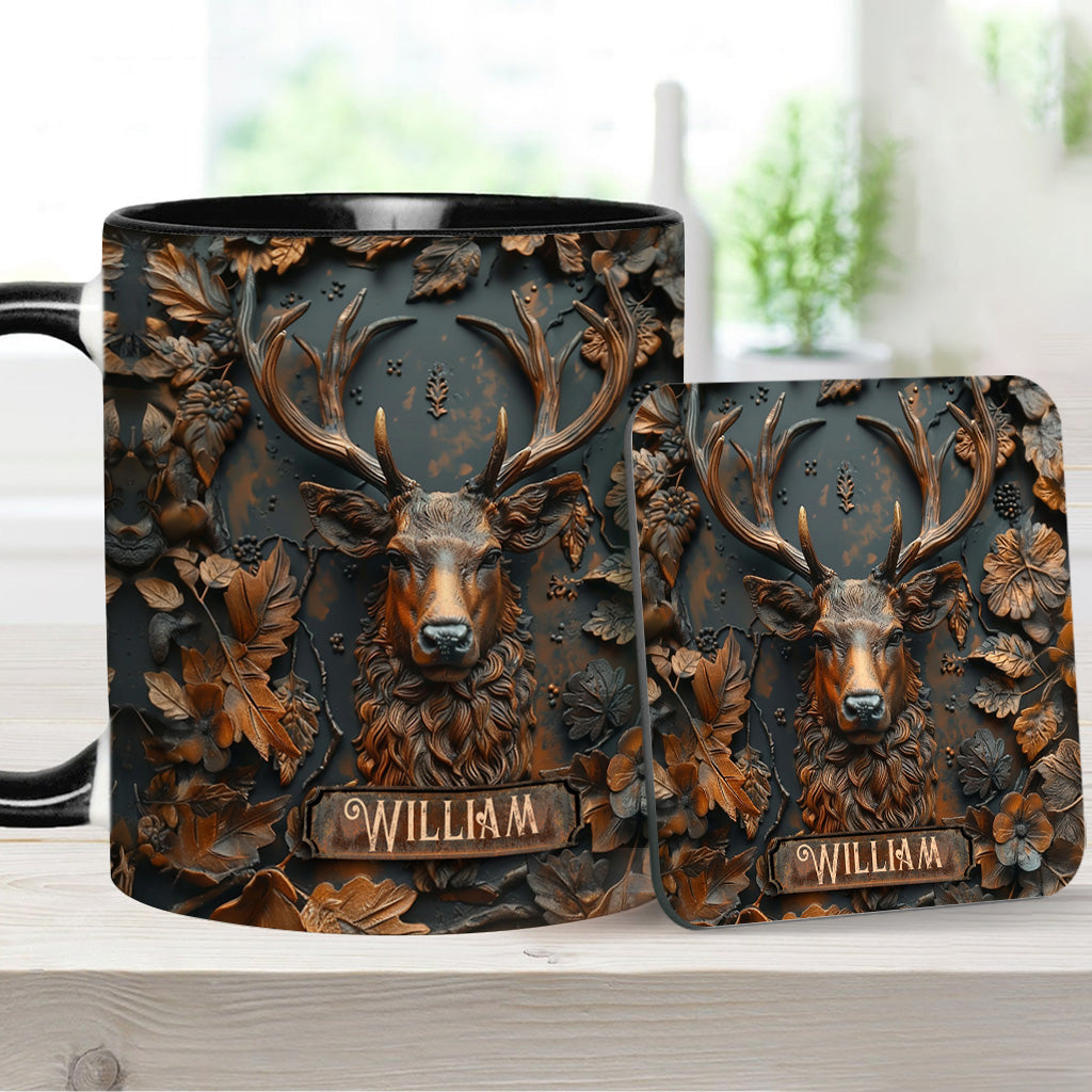Stunning Deer - Personalized Hunting Accent Mug