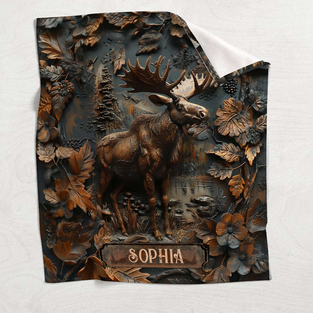 Stunning Deer - Personalized Hunting Blanket