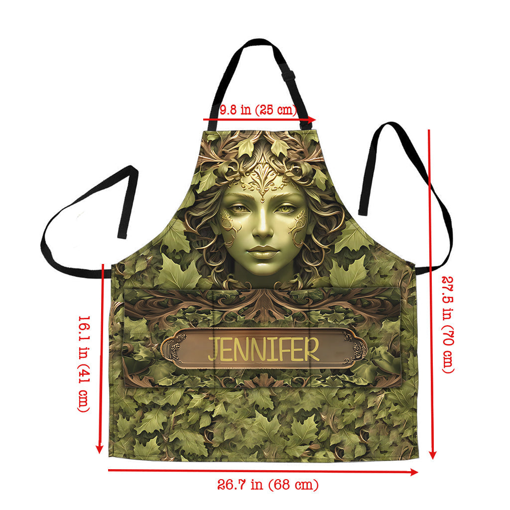 Green Lady – Personalisierte Gartenschürze