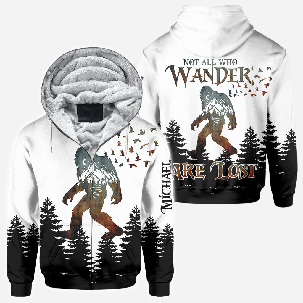 Not All Those Who Wander Are Lost - Personalized Camping All Over Shirt