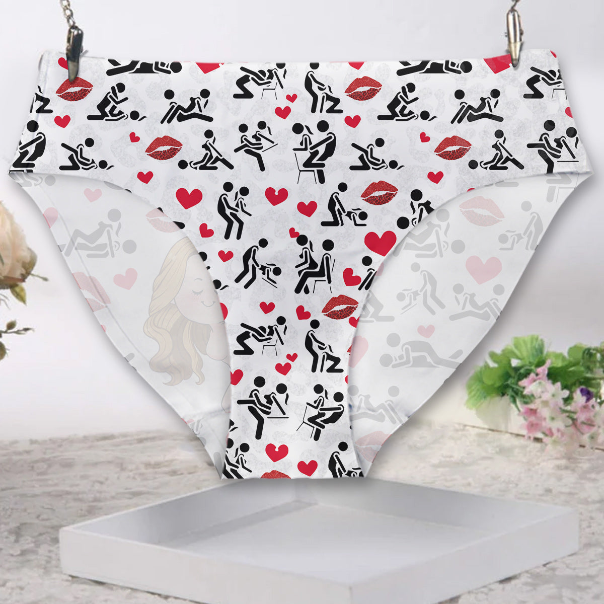 Tonight Or Not Tonight - Personalized Couple Women Briefs