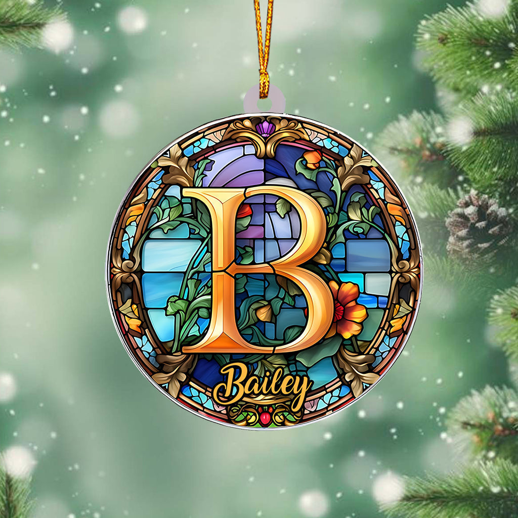 Buntglasbuchstabe – Personalisierter Familienschmuck