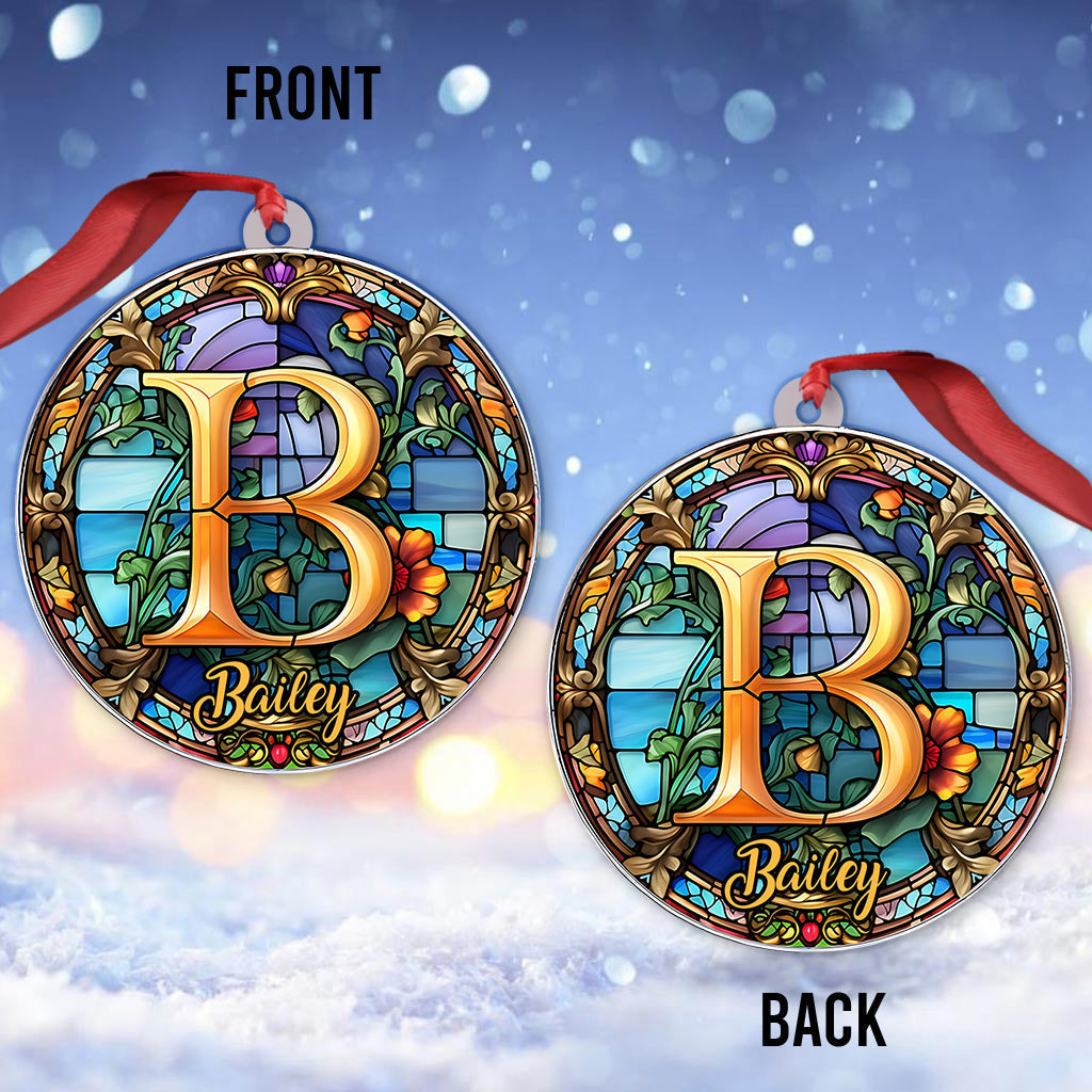 Buntglasbuchstabe – Personalisierter Familienschmuck