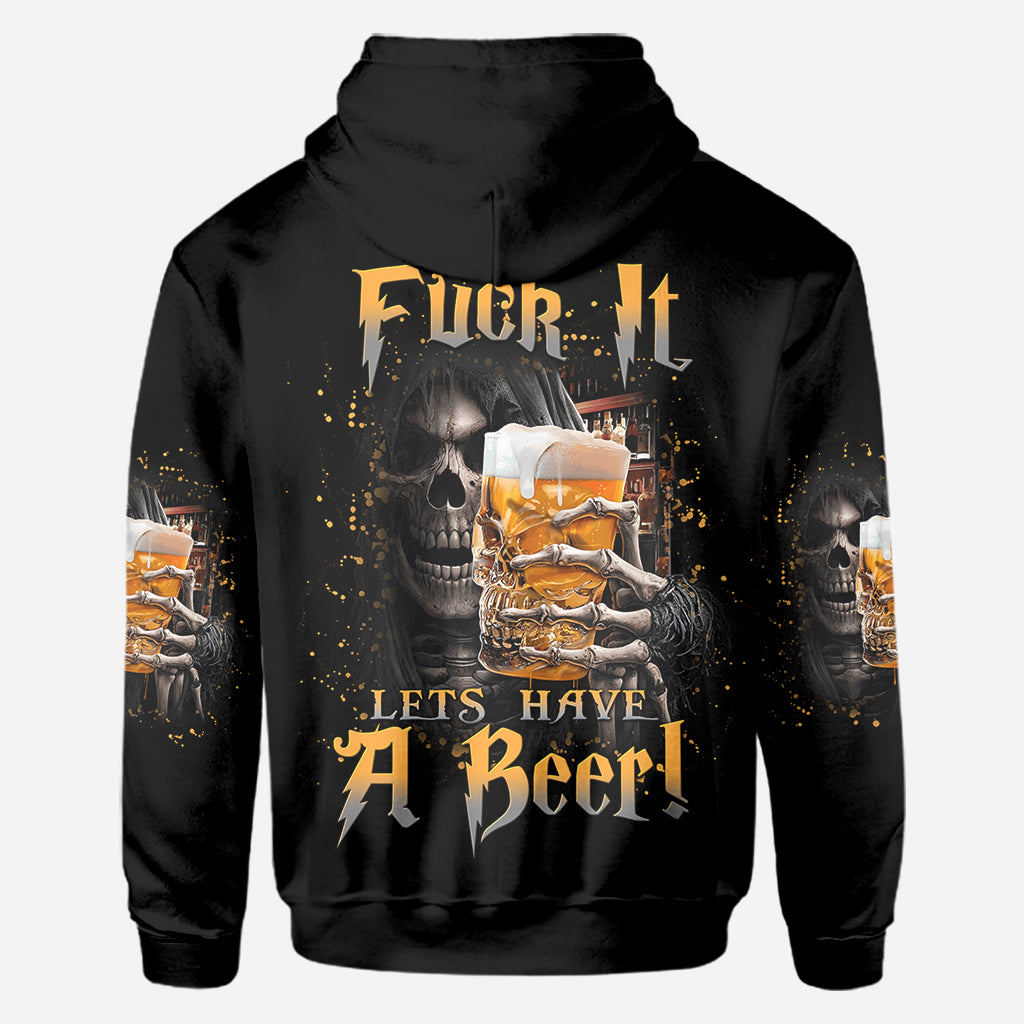 Allons boire une bière ! - T-shirt personnalisé avec des motifs de bière