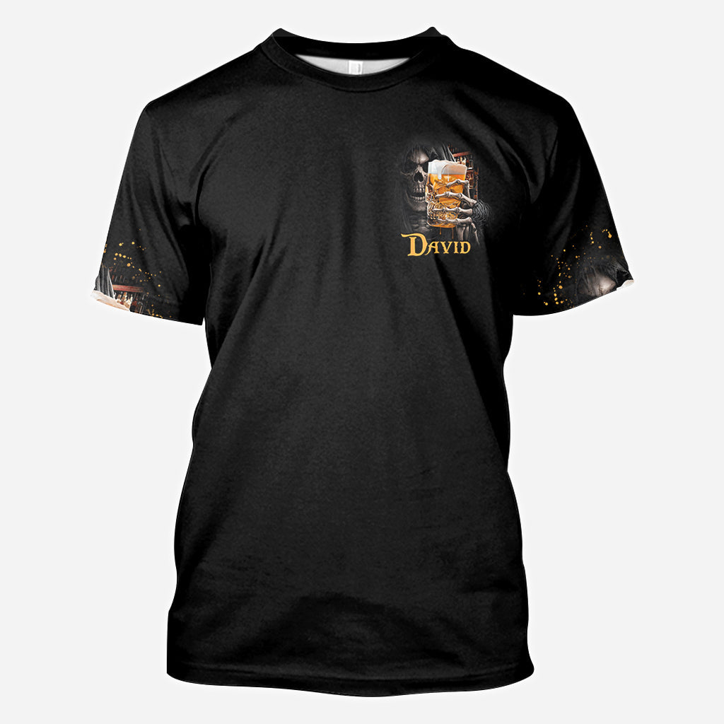 Allons boire une bière ! - T-shirt personnalisé avec des motifs de bière