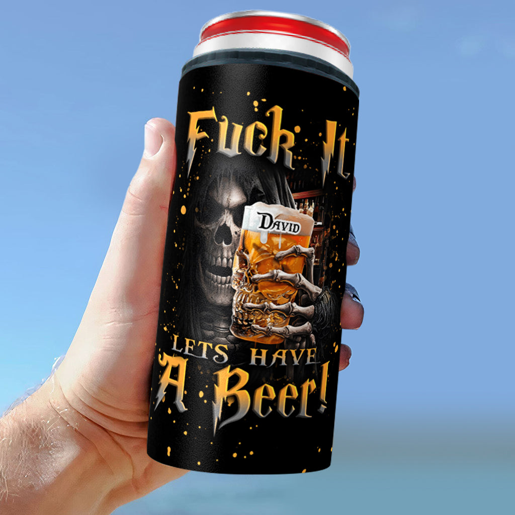 Let's Have A Beer - Personalized Beer Can Cooler