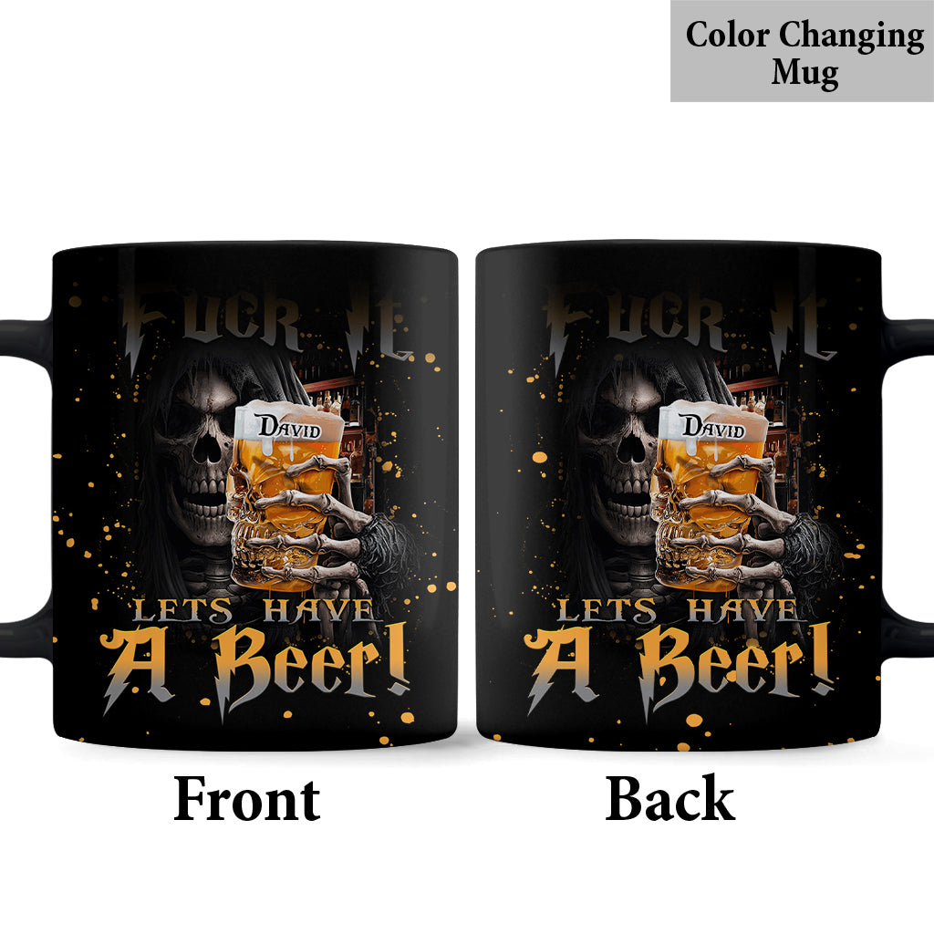 Lass uns ein Bier trinken – personalisierter Bierkrug