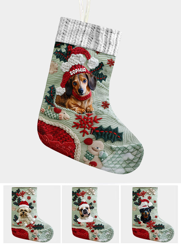 Joyeux Noël - Chaussettes de Noël personnalisées pour chiens