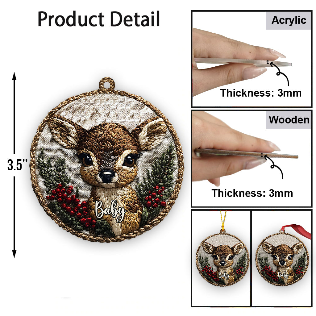 Hirschfamilie – Personalisierter Familienschmuck