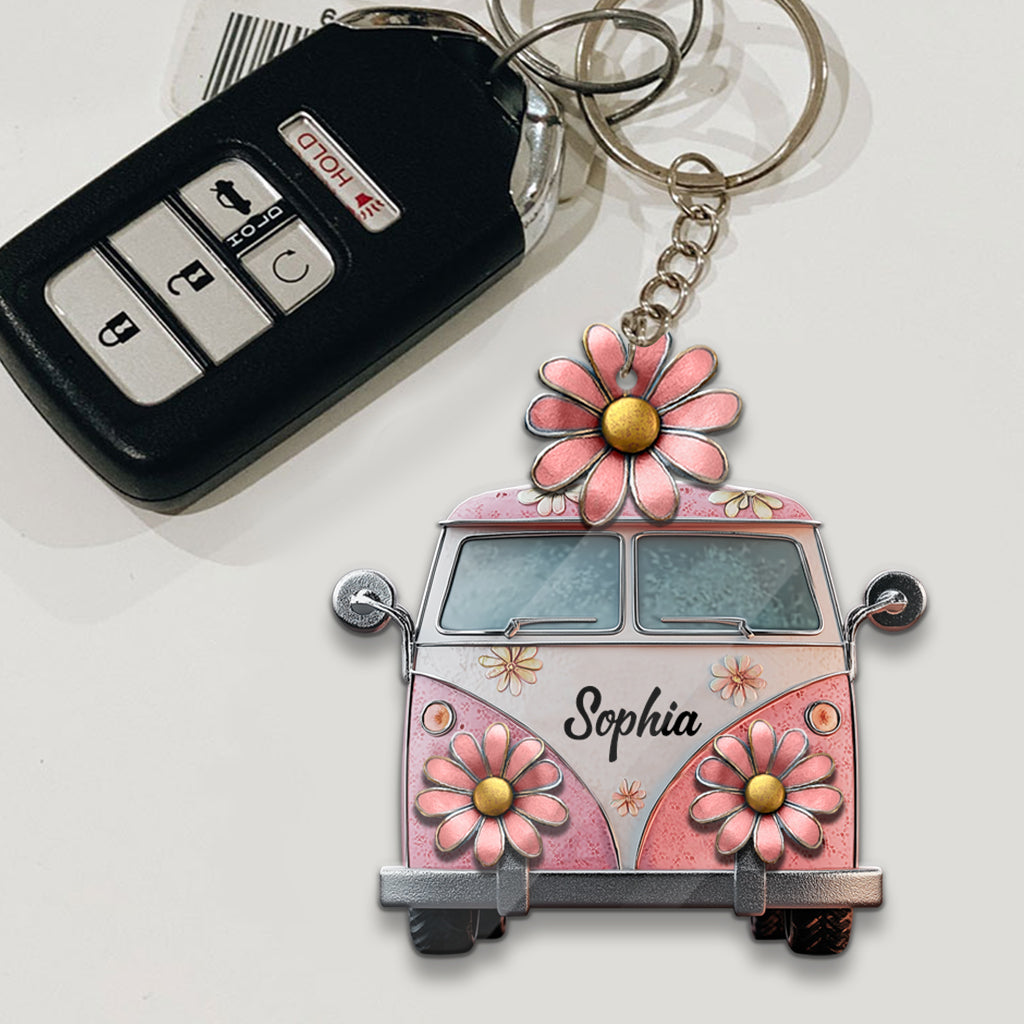 Hippie Soul - Personalized Hippie Keychain