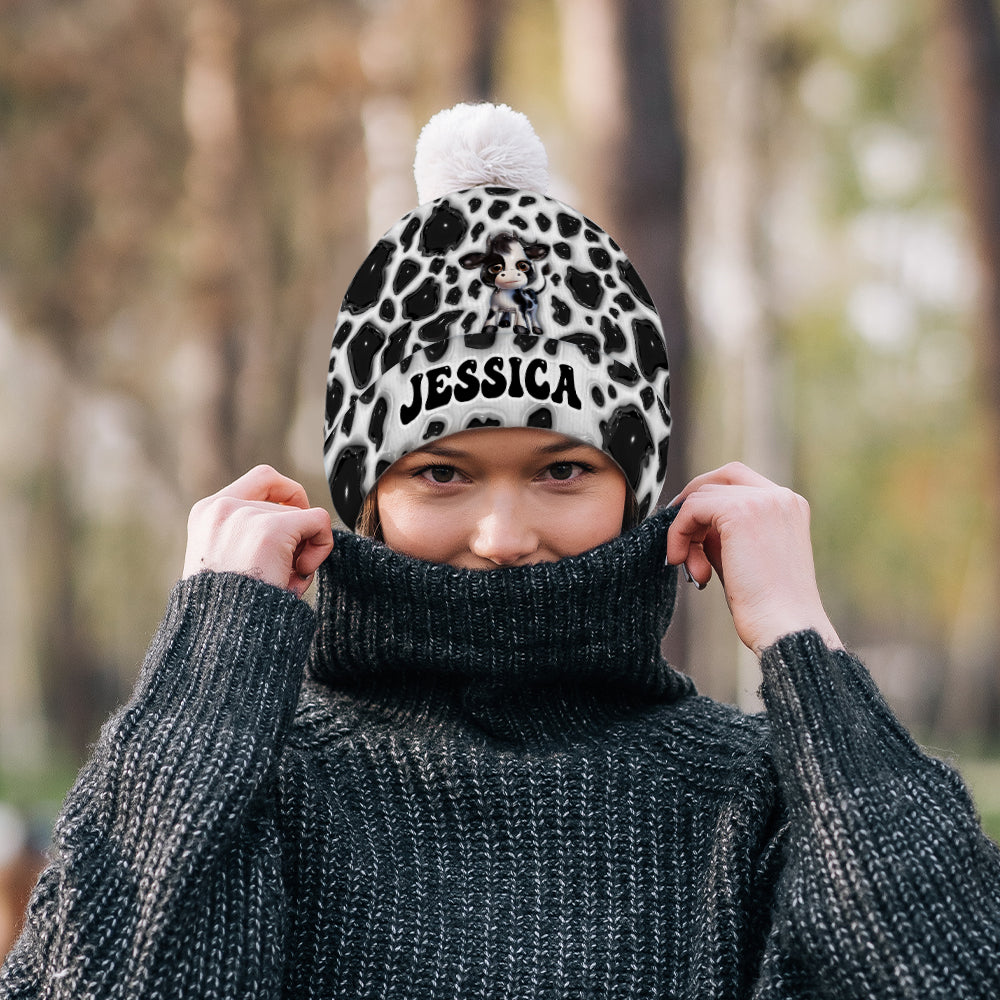 Launisches Baby-Kuh - Personalisierte Kuhmütze