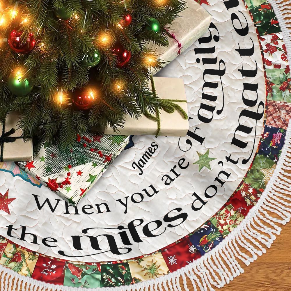 When You Are Family - Personalized Family Tree Skirt