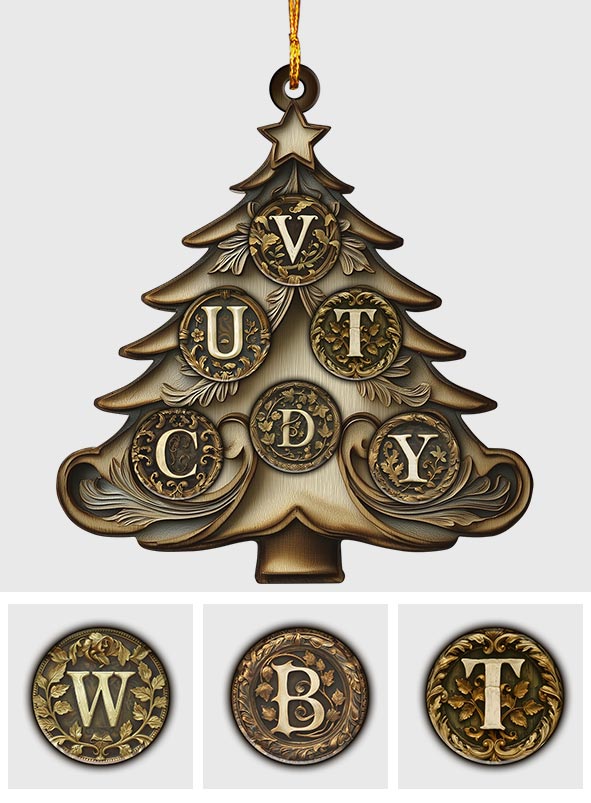 Familienweihnachten – Personalisierter Familienschmuck