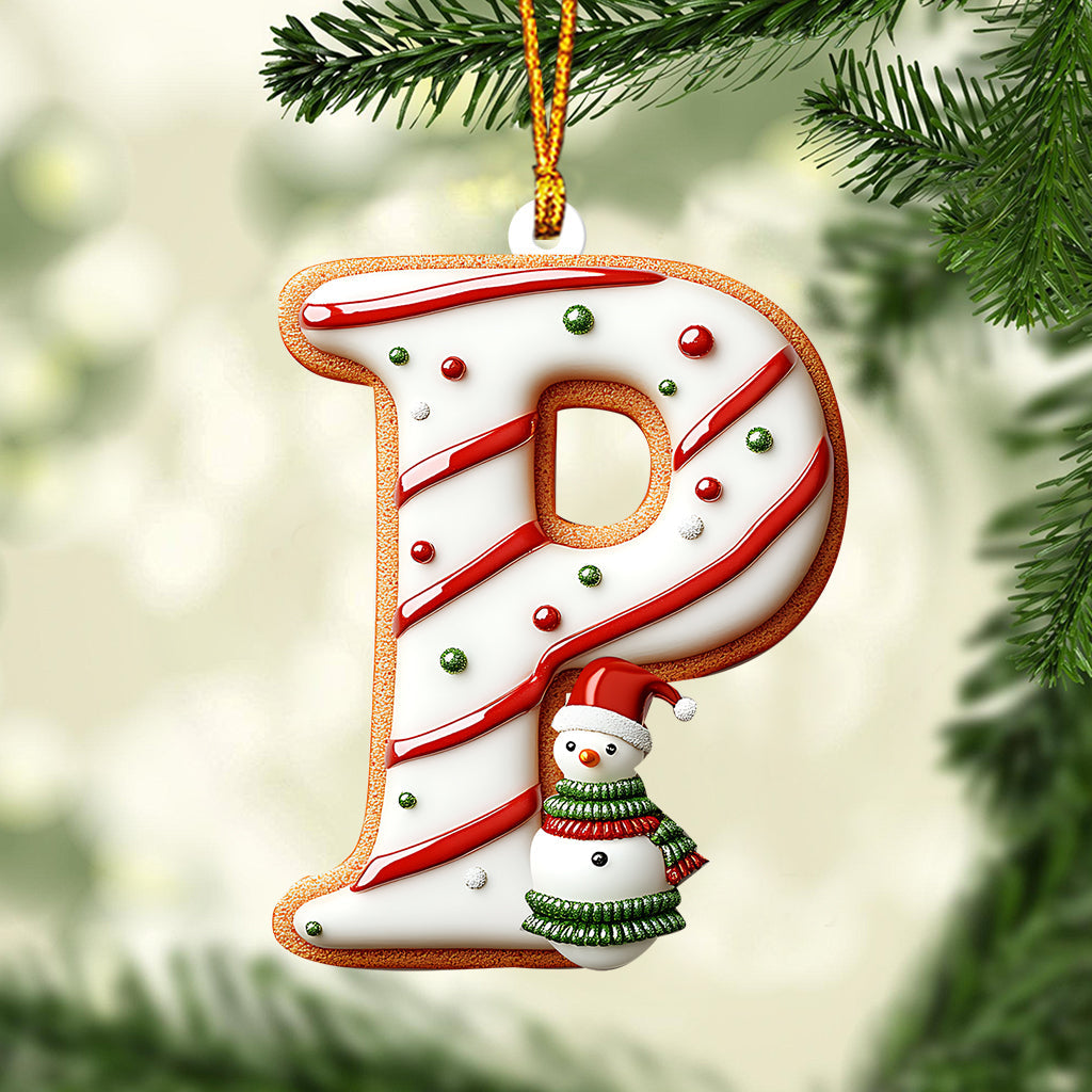 Christmas Cake Family Friends Coworkers - Personalized Family Ornament