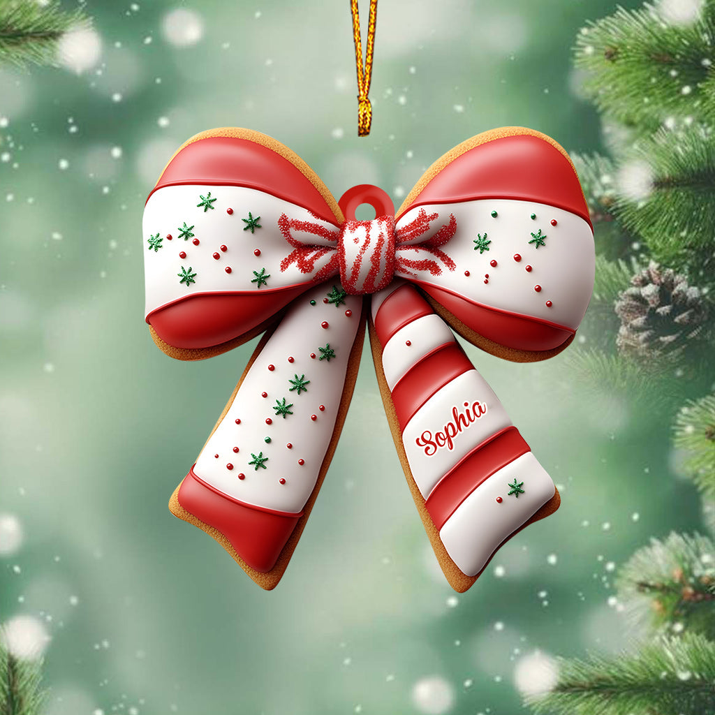 Petit gâteau de Noël pour la famille et les amis - Ornement familial personnalisé