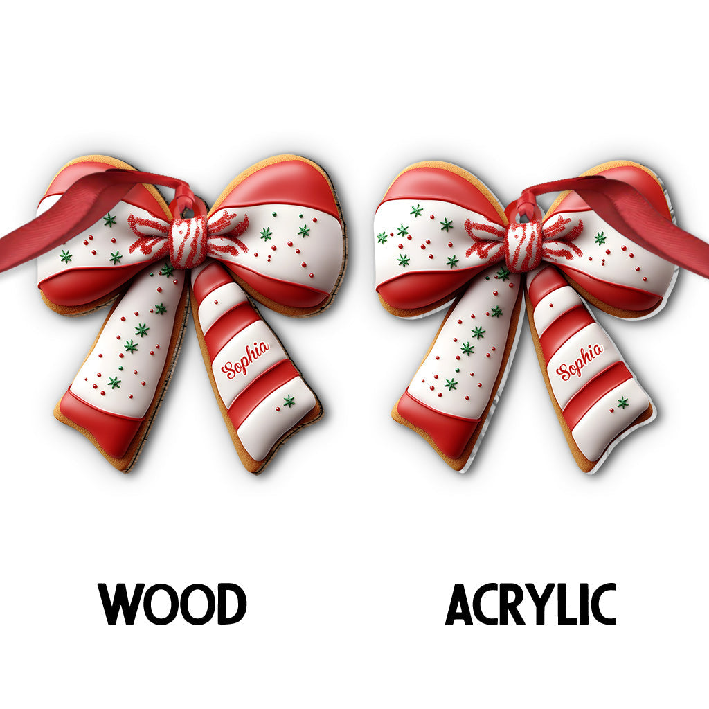 Petit gâteau de Noël pour la famille et les amis - Ornement familial personnalisé