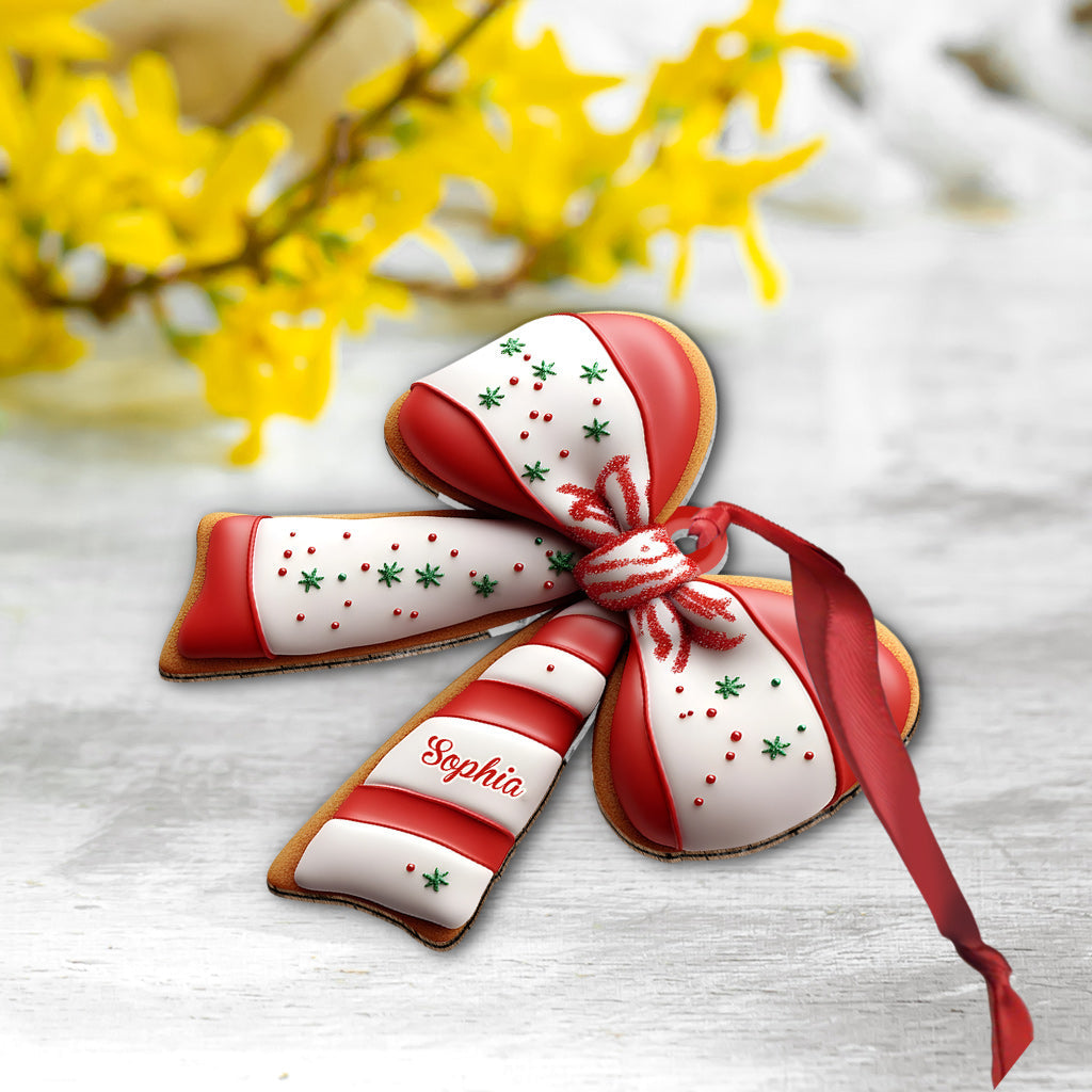 Petit gâteau de Noël pour la famille et les amis - Ornement familial personnalisé