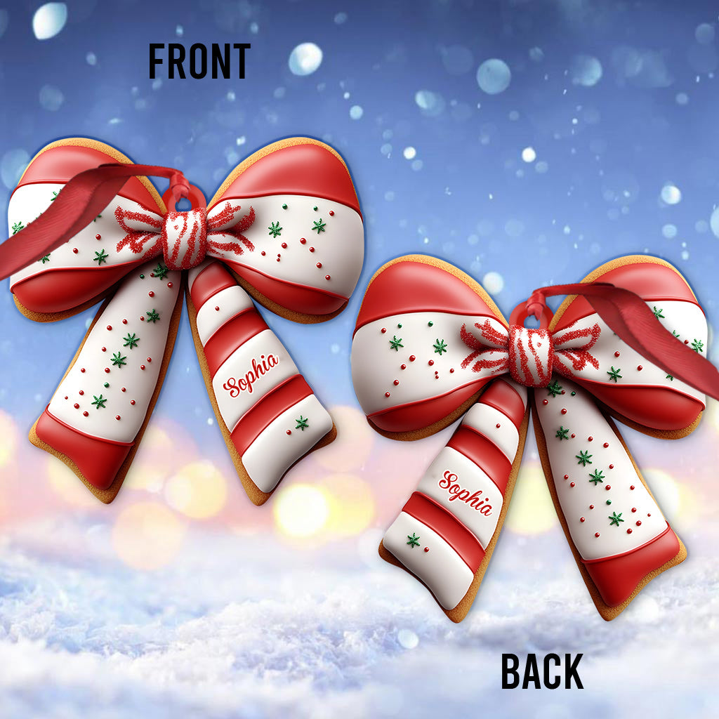 Petit gâteau de Noël pour la famille et les amis - Ornement familial personnalisé