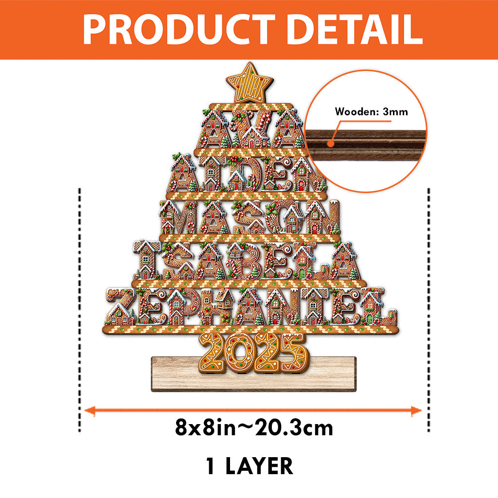 Cute Family - Personalized Family 1 Layered Big Freestanding