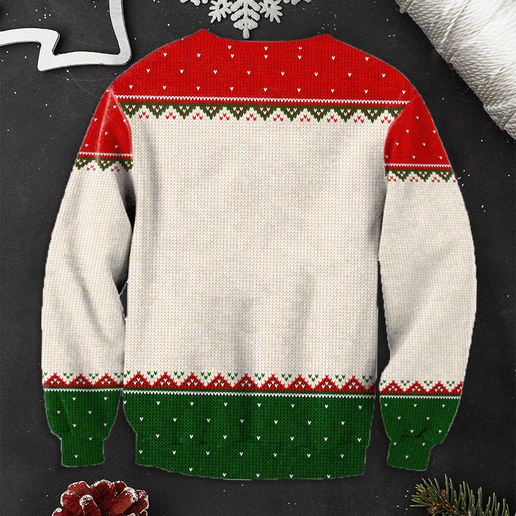 Amour de grand-mère - Pull moche personnalisé pour grand-mère