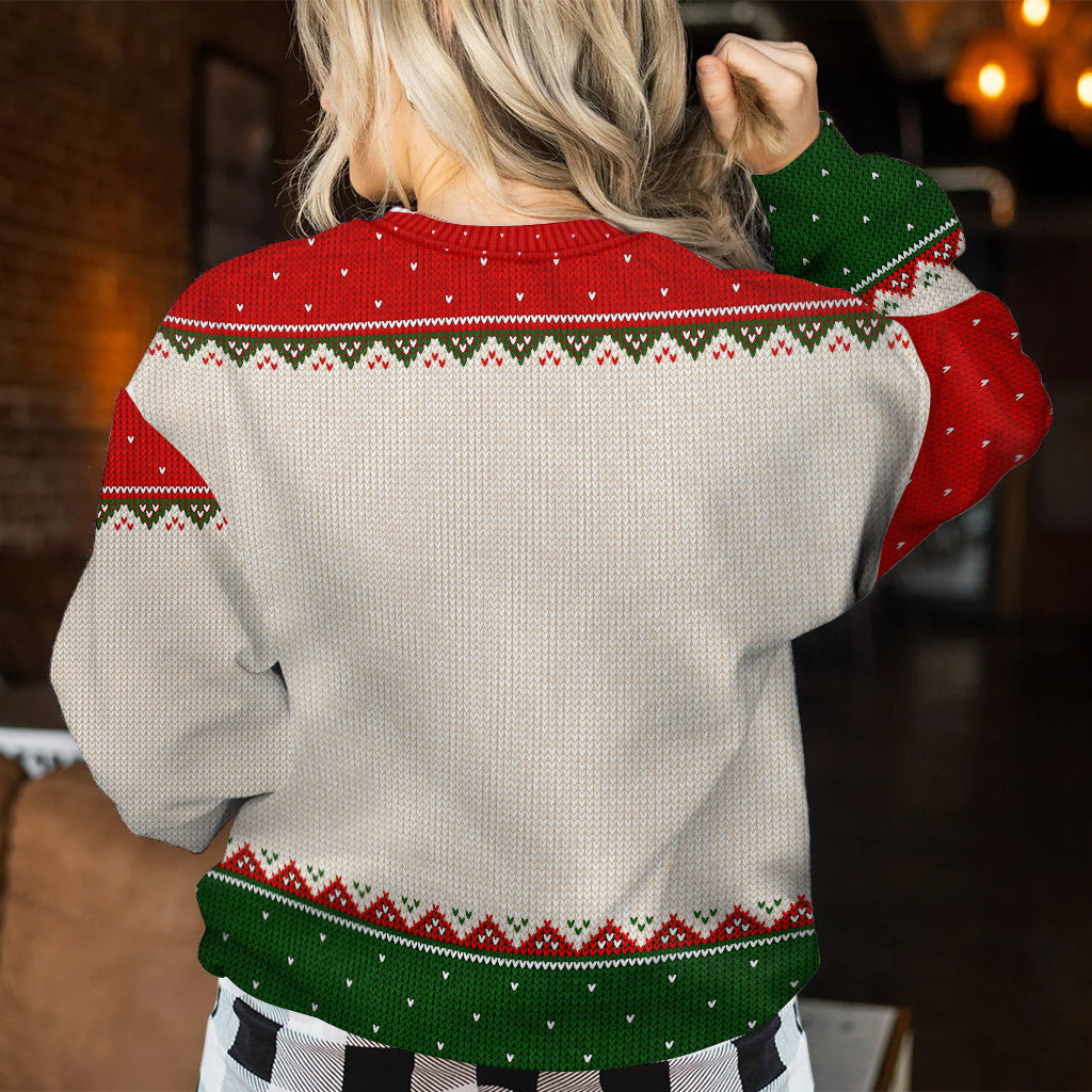 Amour de grand-mère - Pull moche personnalisé pour grand-mère