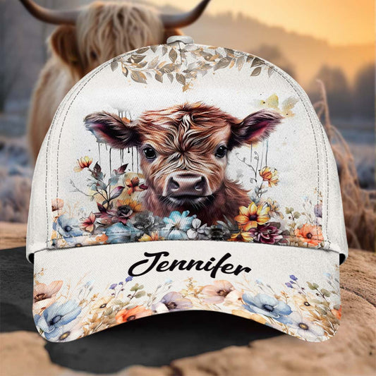 Cute Highland Cow - Personalized Classic Cap