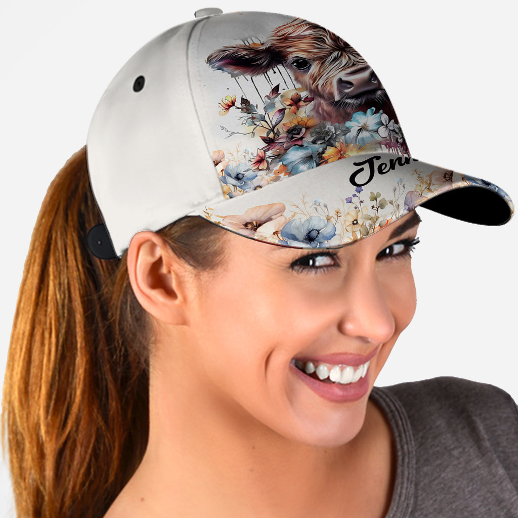 Cute Highland Cow - Personalized Classic Cap