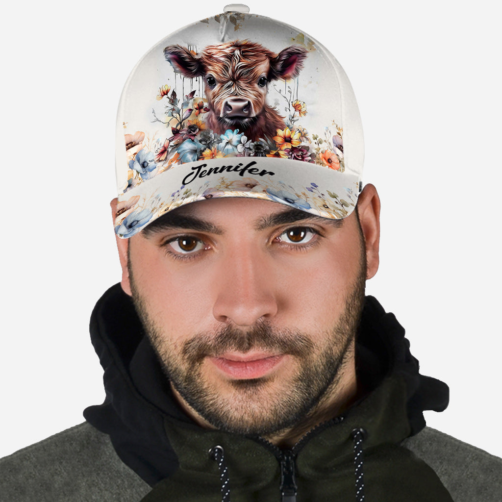 Cute Highland Cow - Personalized Classic Cap